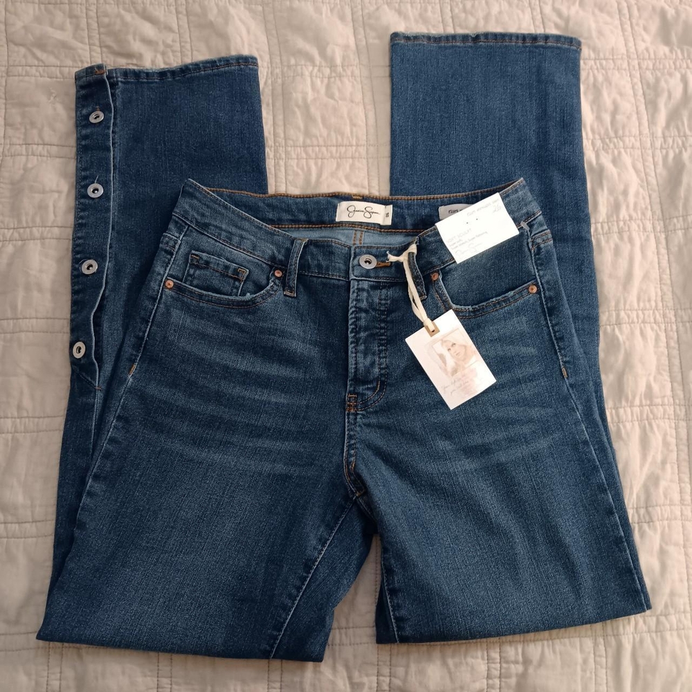 Jessica Simpson Indigo Straight Leg Jeans
